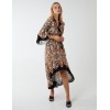 Paisley Wrap Kimono Style Hi Lo Dress Paisley Wrap Kimono Style Hi Lo Dress