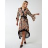 Paisley Wrap Kimono Style Hi Lo Dress Paisley Wrap Kimono Style Hi Lo Dress