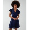 Double Angel Sleeve Wrap Dress Double Angel Sleeve Wrap Dress