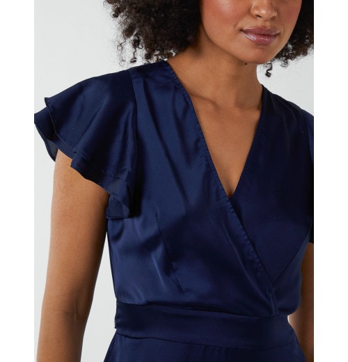 Double Angel Sleeve Wrap Dress Double Angel Sleeve Wrap Dress
