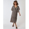 Crochet Bust Kimono Sleeve Dress Crochet Bust Kimono Sleeve Dress