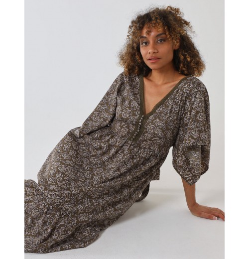 Crochet Bust Kimono Sleeve Dress Crochet Bust Kimono Sleeve Dress