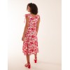 Ring Front V Neck Midi Dress Ring Front V Neck Midi Dress