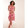 Ring Front V Neck Midi Dress Ring Front V Neck Midi Dress