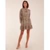 Button Through Tassel Peasant Mini Dress Button Through Tassel Peasant Mini Dress
