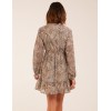 Button Through Tassel Peasant Mini Dress Button Through Tassel Peasant Mini Dress