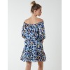 Sheared Neck Bardot Dress Sheared Neck Bardot Dress