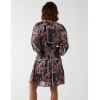 Paisley Wrap Front Pleated Kimono Sleeve Dress Paisley Wrap Front Pleated Kimono Sleeve Dress