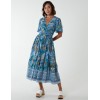 V Neck Ruffle Detail Tiered Midi Dress V Neck Ruffle Detail Tiered Midi Dress