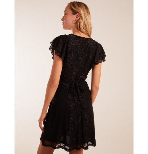 Double Frill Wrap Dress Double Frill Wrap Dress