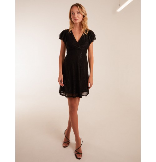 Double Frill Wrap Dress Double Frill Wrap Dress