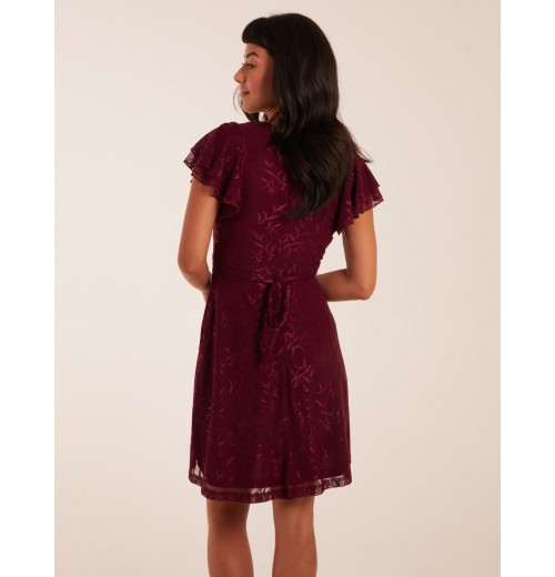 Double Frill Wrap Dress Double Frill Wrap Dress