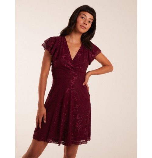 Double Frill Wrap Dress Double Frill Wrap Dress