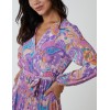 Paisley Wrap Pleated Dress Paisley Wrap Pleated Dress