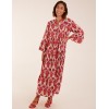 Damask Button Down Maxi Dress Damask Button Down Maxi Dress