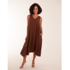 Linen A Line Midi Dress Linen A Line Midi Dress