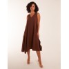 Linen A Line Midi Dress Linen A Line Midi Dress