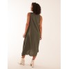 Linen A Line Midi Dress Linen A Line Midi Dress