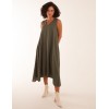 Linen A Line Midi Dress Linen A Line Midi Dress