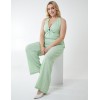 Curve Halter Neck Culotte Green Jumpsuit Curve Halter Neck Culotte Green Jumpsuit