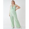 Curve Halter Neck Culotte Green Jumpsuit Curve Halter Neck Culotte Green Jumpsuit