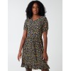 Cut Out Tie Back Mini Dress Cut Out Tie Back Mini Dress