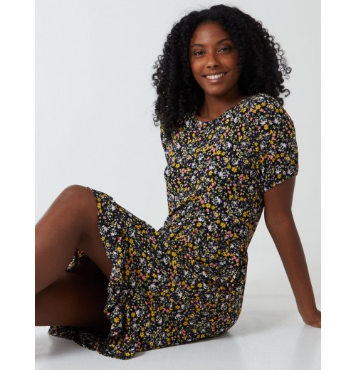 Cut Out Tie Back Mini Dress Cut Out Tie Back Mini Dress