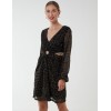 V-Neck Long Sleeve Lurex Dress V-Neck Long Sleeve Lurex Dress
