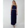 Diamond Detail Halter Neck Maxi Dress Diamond Detail Halter Neck Maxi Dress