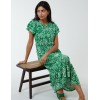 Ruffle Sleeve Tier Midi Dress Ruffle Sleeve Tier Midi Dress
