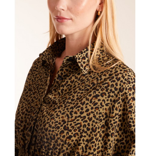 Leopard Shirt Dress Leopard Shirt Dress