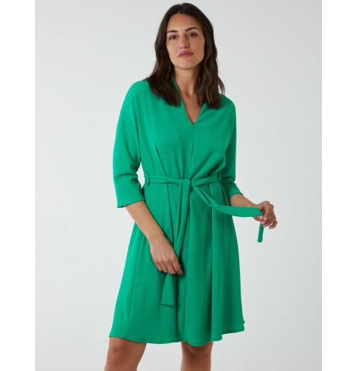 V Neck Crunchy Stitch Batwing Dress V Neck Crunchy Stitch Batwing Dress